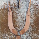 NEW HILASON COWHIDE LEATHER HORSE BREAST COLLAR WESTERN TACK NATURAL S30