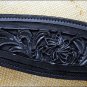 NEW HILASON WESTERN HAND TOOLED LEATHER HORSE BREAST COLLAR BLACK 322BK
