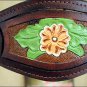 HILASON WESTERN LEATHER HAND TOOL PAINT HORSE BRIDLE HEADSTALL DARK BROWN S331DB