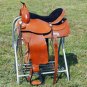 TO106F- HILASON TREELESS WESTERN TRAIL BARREL RACING SADDLE 16" 17"