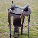 TO105F- HILASON TREELESS WESTERN TRAIL BARREL RACING SADDLE 16" 17"