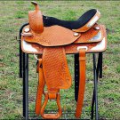 TO100STF- HILASON TREELESS WESTERN TRAIL BARREL RACING SADDLE 14" 15" 16" 17"
