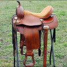TO110F- HILASON TREELESS WESTERN TRAIL BARREL RACING SADDLE 16" 17" 18"