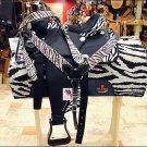 HILASON WESTERN SYNTHETIC TRAIL PLEASURE SADDLE 14 w/ HEADSTALL & BREAST COLLAR