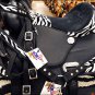 F-119 HILASON WESTERN SYNTHETIC TRAIL SADDLE 14 w/ HEADSTALL & BREAST COLLAR