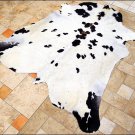 HS777F- HILASON HAIR-ON LEATHER FULL PURE ARGENTINA COWHIDE SKIN RUG CARPET