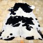 HS778F- HILASON HAIR-ON LEATHER FULL PURE ARGENTINA COWHIDE SKIN RUG CARPET