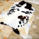 HS779F- HILASON HAIR-ON LEATHER FULL PURE ARGENTINA COWHIDE SKIN RUG CARPET