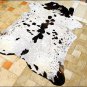 HS781F- HILASON HAIR-ON LEATHER FULL PURE ARGENTINA COWHIDE SKIN RUG CARPET