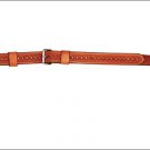 Circle Y LEATHER FLANK CINCH-SINGLE PLY-OLD WEST TOOLED - REGULAR OIL