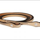 Circle Y LEATHER SPLIT REIN SILVER SPOTS - ULTRA LITE