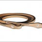 Circle Y LEATHER SPLIT REIN SILVER SPOTS - ULTRA LITE