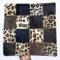 F-BH103 HILASON COWHIDE HAIR-ON LEATHER PATCHWORK THROW PILLOW COVER