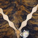 NEW HILASON WESTERN LEATHER HORSE BREAST COLLAR TAN S393