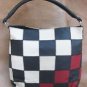 F-BG142 NEW GENUINE LEATHER LADIES HANDBAG PURSE PATCHWORK