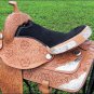 F-TO906 Hilason Treeless Western Trail Barrel Racing Saddle 16