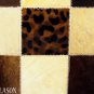 PL247F- HILASON COWHIDE LEATHER HAIR-ON PATCHWORK CUSHION PILLOW COVER