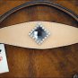 CUSTOM WESTERN LEATHER HORSE HEADSTALL BREAST COLLAR BLING RHINESTONE BELT -54S