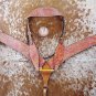 F-BH403 HILASON WESTERN HAND PAINTED LEATHER HORSE HEADSTALL BREAST COLLAR SET