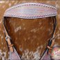 HILASON WESTERN HAND PAINTED LEATHER HORSE BRIDLE HEADSTALL 400HSS
