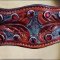 NEW HILASON WESTERN LEATHER HORSE BRIDLE HEADSTALL MAHOGANY W/ RHINESTONES S345M
