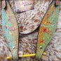 F-BH401-HS HILASON WESTERN HAND PAINTED LEATHER HORSE BRIDLE HEADSTALL