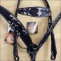HILASON WESTERN LEATHER HORSE BRIDLE HEADSTALL BREAST COLLAR CHOCOLATE BROWN S41