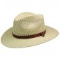 NEW STETSON NATURAL AIRWAY COWBOY SHANTUNG HAT - LARGE
