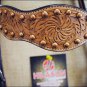 NEW HILASON WESTERN HAND TOOLED LEATHER HORSE BRIDLE HEADSTALL LIGHT OIL S377