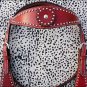 NEW HILASON WESTERN LEATHER HORSE BRIDLE HEADSTALL - MAHOGANY W/ STUDS S433