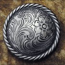 CN101F- 16 FLORAL CARVED BERRY CONCHO SADDLE HEADSTALL TACK BLING COWGIRL