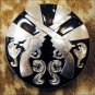CN097F- 16 CROSS GUN BLACK CONCHO SADDLE HEADSTALL TACK BLING COWGIRL