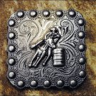 CN102F- 8 BARREL RACER SQUARE CONCHO SADDLE HEADSTALL TACK BLING COWGIRL