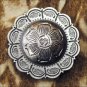 CN100F- 4 FLORAL CARVED BERRY CONCHO SADDLE HEADSTALL TACK BLING COWGIRL