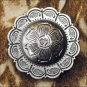 CN100F- 2 FLORAL CARVED BERRY CONCHO SADDLE HEADSTALL TACK BLING COWGIRL