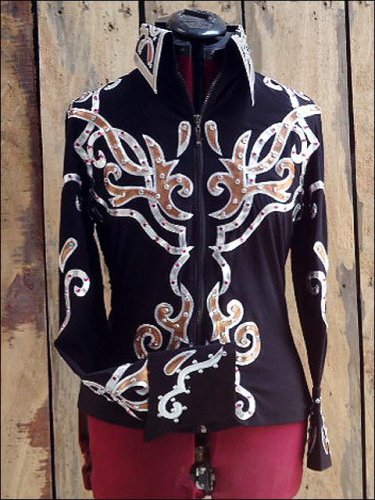 F-SS2809 Hilason Horsemanship Showmanship Jacket Shirt - MED