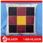 Smooth Leather PatchWork Cushion Pillow Cover PL376