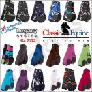 CLASSIC EQUINE FRONT REAR LEGACY SYSTEM SPORTS HORSE LEG BOOTS ALL COLOR & SIZES