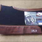 30 x 30 inch CLASSIC EQUINE CONTOURPEDIC WESTERN HORSE SADDLE PAD BLACK