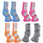 CASHEL FLY PREVENTION HORSE LEG GUARD COOL MESH BOOTS BLUE /PINK / ORANGE / GREY