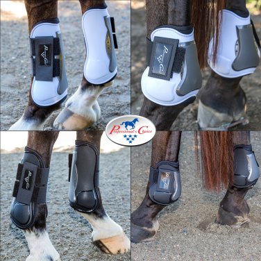 PROFESSIONAL CHOICE PRO PERFORMANCE MEMORY FOAM SHOW JUMP BOOTS OPEN FRONT REAR