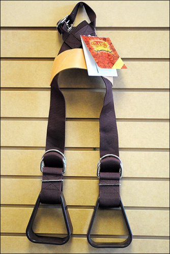 HILASON WESTERN KID NYLON LEATHER BUDDY SLIP-ON STIRRUPS