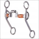 HILASON STAINLESS STEEL HORSE BIT W/HINGED CORRECTION MOUTH