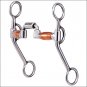 HILASON STAINLESS STEEL HORSE BIT W/HINGED CORRECTION MOUTH