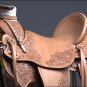 WD077-F HILASON BIG KING HIGH BACK WESTERN WADE RANCH ROPING COWBOY SADDLE 16"