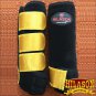HILASON HORSE LEG PROTECTION NEOPRENE FRONT/REAR GLITTER SPORTS BOOTS PAIR