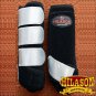 HILASON HORSE LEG PROTECTION NEOPRENE FRONT/REAR GLITTER SPORTS BOOTS PAIR