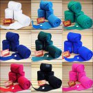 420GM FLEECE LEG PROTECTION SHOW TACK HORSE POLO LEG WRAPS SET OF 4 10 COLORS