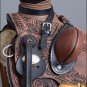 WD700-F HILASON BIG KING SERIES WESTERN WADE RANCH ROPING COWBOY TRAIL SADDLE 15