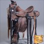 WD700-F HILASON BIG KING SERIES WESTERN WADE RANCH ROPING COWBOY TRAIL SADDLE 15